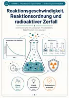 Vorschau - Arbeitsblätter - Reaktionsgeschwindigkeit, Reaktionsordnung und radioaktiver Zerfall - Deckblatt