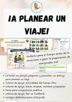 Vorschau - Arbeitsblätter - 🌴 2-3 Doppelstunden Spanisch eine Reise planen Ferien Wortschatz Diskutieren las vacaciones 🌴 - Deckblatt