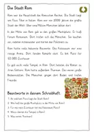 Vorschau - Arbeitsblätter - Lesetexte Römer 🏹 | Dreifach differenziert | Römerzeit – Klasse 3 bis 5 | Lesen und Sachunterricht - Seite 3