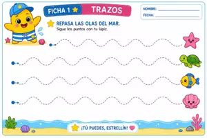 Vista previa - Unidades / Secuencias / Situaciones de Aprendizaje - Pack completo. Estrellín 3-4 años, grafomotricidad, primeros números, geometría, conceptos espaciales, secuencias,repaso, verano. - página 2