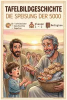 Vorschau - Präsentationen/Tafelbilder - Die Speisung der 5000 - Erzählskript & Tafelbilder - Deckblatt