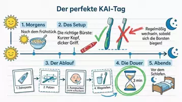Vorschau - Arbeitsblätter - Zähne putzen & Gesundheit Klasse 1 PLUS Lernposter - Seite 3