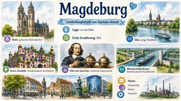 Vorschau - Arbeitsblätter - Arbeitsblatt "Magdeburg" + Onlineübung & MP3 + Infografik - Seite 2