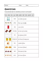 Vorschau - Arbeitsblätter - Quantities: Vocabulary and Grammar (English) - Seite 2