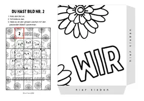 Vorschau - Mal- und Bastelvorlagen - 🦭Seehundklasse Gemeinschaftsbild Kunst (Klasse 1-4) – Kooperatives XL Poster & Ausmalbild für die Grundschule (Schulanfang / Einschulung) - Seite 2