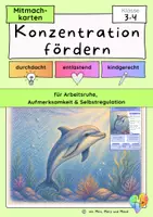 Vorschau - Unterrichtsreihen - Bewegung und Entspannung Klasse 3-4 | Konzentration Arbeitsruhe Aufmerksamkeit Selbstregulation · Mitmachkarten - Deckblatt