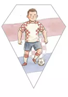 Vorschau - Bildkarten - Wimpelkette Fußball-Weltmeisterschaft 2026 - Deckblatt