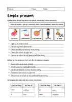 Vorschau - Arbeitsblätter - Simple Present: Grammar (English) - Seite 2