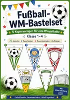 Vorschau - Mal- und Bastelvorlagen - Fußball-WM 2026 Wimpelkette basteln – 5 Kopiervorlagen zum Ausmalen, Ausschneiden & Aufhängen | Klasse 1–4 - Deckblatt