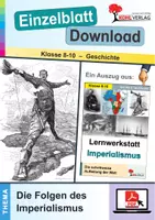 Vorschau - Arbeitsblätter - Imperialismus: Die Folgen des Imperialismus | Geschichte Sekundarstufe Klasse 8-10 | Bosporus, Afrika, China, Rohstoffe | Arbeitsblätter, Kopiervorlagen, Freiarbeit mit Lösungen - Deckblatt