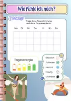 Vorschau - Arbeitsblätter - Klassenfahrt Tagebuch Journal Erinnerungsbuch Heft A4 - Seite 3