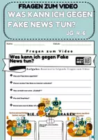 Vorschau - Stundenentwürfe - Was kann ich gegen Fake News tun Jg. 4-6 - Deckblatt