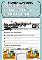 Vorschau - Stundenentwürfe - Vorsichtig im Internet! Für Kinder erklärt-Check Jg. 3-6 - Deckblatt