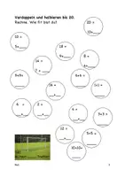 Vorschau - Arbeitsblätter - Addition und Subtraktion bis 20. Als Test und Übungsaufgabe - Seite 2