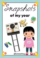 Προεπισκόπηση - Φύλλα εργασίας - Snapshots of my year- Εργασία με τις καλύτερες στιγμές της χρονιάς - Εξώφυλλο