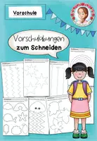 Vorschau - Mal- und Bastelvorlagen - Schneideübungen Vorschule | Schneiden lernen Kita & Vorschule - Deckblatt