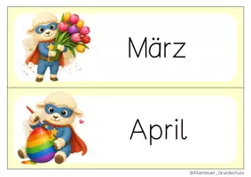 Vorschau - Anderer Materialtyp - Schafklasse Tafelkalender Klassentier Schaf - Seite 3