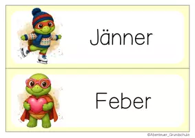 Vorschau - Anderer Materialtyp - Schildkrötenklasse Tafelkalender Klassentier Schildkröte - Seite 2