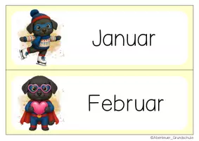 Vorschau - Anderer Materialtyp - Labradorklasse Tafelkalender Klassentier Labrador - Seite 1