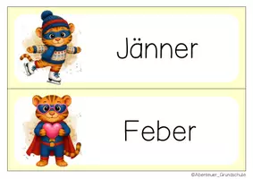 Vorschau - Anderer Materialtyp - Tigerklasse Tafelkalender Klassentier Tiger - Seite 2