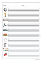 Vorschau - Arbeitsblätter - Freebie: Schleichdiktat zur Fußball-WM 2026 (Kl. 1/2) - Seite 2