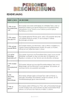 Vorschau - Unterrichtsreihen - Materialpaket: Personenbeschreibung - Unterrichtsreihe, UB-Stunde und Material - Seite 2