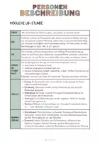 Vorschau - Unterrichtsreihen - Materialpaket: Personenbeschreibung - Unterrichtsreihe, UB-Stunde und Material - Seite 3