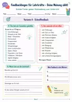 Vorschau - Arbeitsblätter - Schuljahresende Bundle Klasse 5 bis 8 Reflexion Sommerferien Feedback letzte Schulwoche - Seite 3