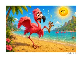 Aperçu - Affichage - Rosito le flamant rose qui n'aime pas l'été - Page 3