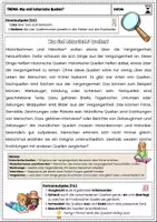 Vorschau - Arbeitsblätter - Was sind historische Quellen? (Einstieg in das Fach GE) - Seite 3