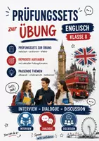Vorschau - Arbeitsblätter - Prüfungssets Übungssets Sprechprüfung Klasse 8 - Deckblatt