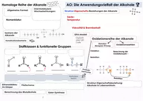 Vorschau - Unterrichtsreihen - VIELSEITIGKEIT DER ALKANOLE: Kluges Merkblatt und Advance Organizer - Seite 2