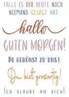 Vorschau - Poster - Plakat / Poster Guten Morgen, schön, dass du da bist! - Seite 3
