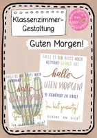 Vorschau - Poster - Plakat / Poster Guten Morgen, schön, dass du da bist! - Deckblatt