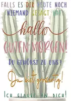 Vorschau - Poster - Plakat / Poster Guten Morgen, schön, dass du da bist! - Seite 2