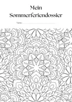 Vorschau - Arbeitsblätter - Mein Sommerferiendossier 3.Klasse - Deckblatt