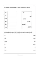 anteprima - Esercizi - Il verbo essere - Pagina 1