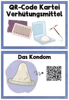 Vorschau - Aufgabenkarten - QR-Code Kartei Verhütungsmittel - Seite 2