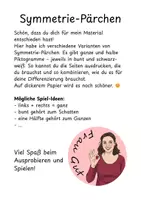 Vorschau - Spiele - Merkspiel Symmetrie - mix&match - Seite 1