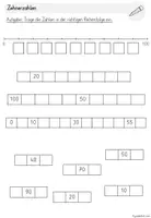 Vorschau - Arbeitsblätter - Zahlendarstellung ZR 100 | Arbeitsblätter Klasse 2 - Seite 3