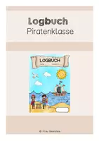 Vorschau - Anderer Materialtyp - Logbuch - Lerntagebuch Piratenklasse - Deckblatt