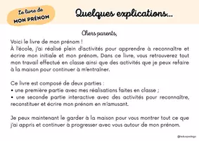 Aperçu - Feuilles d'exercices - Le livre de mon prénom – Cahier personnalisable PS/MS | Modèle Canva modifiable - Page 2
