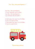 Aperçu - Préparation de séquence / Séquence complète - Comptines des métiers - Carnet de chansons - Page 1