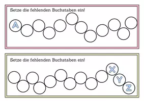 Vorschau - Arbeitsblätter - ABC - Seite 1