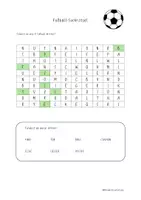 Vorschau - Arbeitsblätter - Fußball-Suchrätsel - Deckblatt