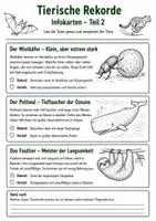 Vorschau - Arbeitsblätter - Tierische Rekorde – Wer im Tierreich ganz vorne liegt - Seite 3