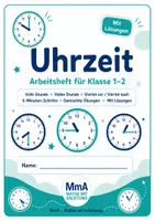 Vorschau - Arbeitsblätter - Uhrzeit Arbeitsheft ablesen | Klasse 1–4 - Deckblatt