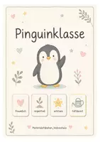 Vorschau - Unterrichtsreihen - Klassentier Pinguin - Komplettpaket - Deckblatt