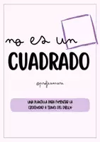 Vista previa - Manualidades / Dibujos para colorear - NO ES UN CUADRADO - Portada