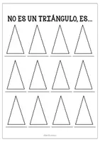 Vista previa - Manualidades / Dibujos para colorear - NO ES UN TRIÁNGULO - página 3